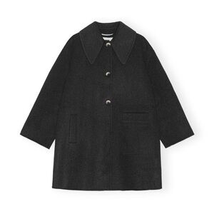 GANNI gray oversized jacket - M, US6, DK36